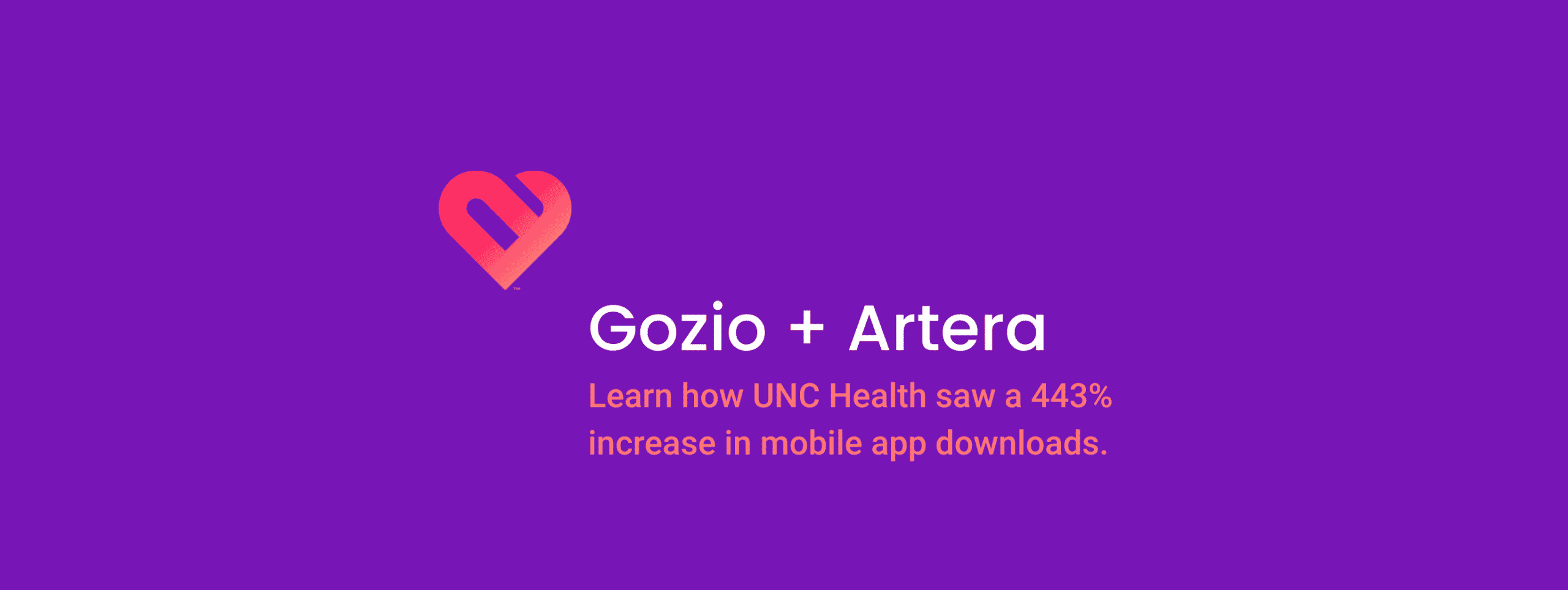 UNC Health Gozio Artera header