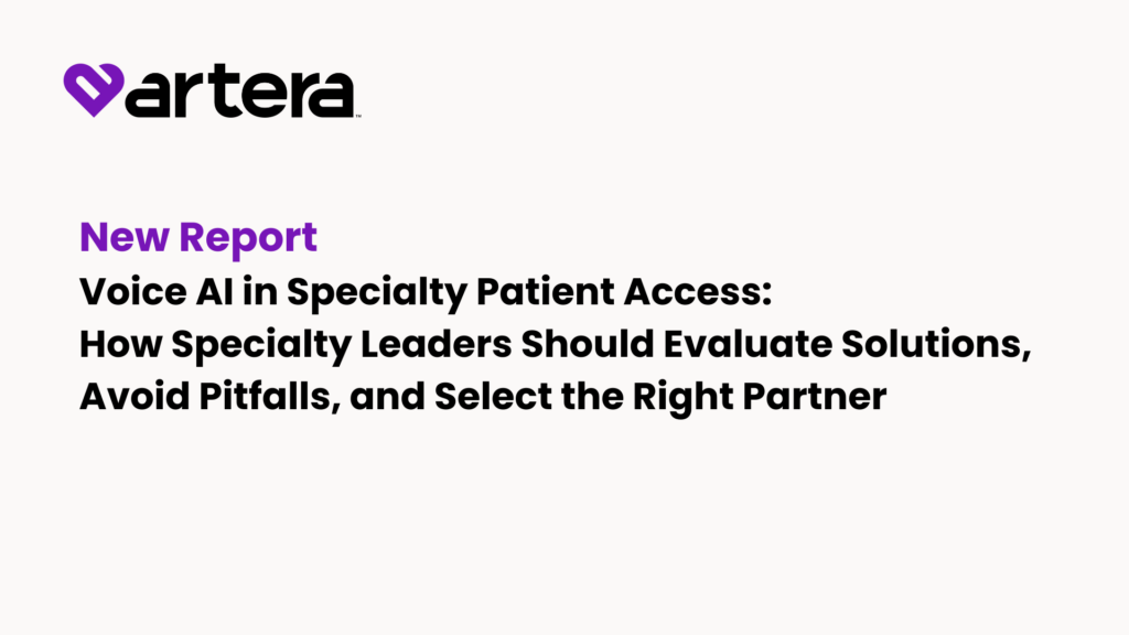 Voice AI in specialty patient access