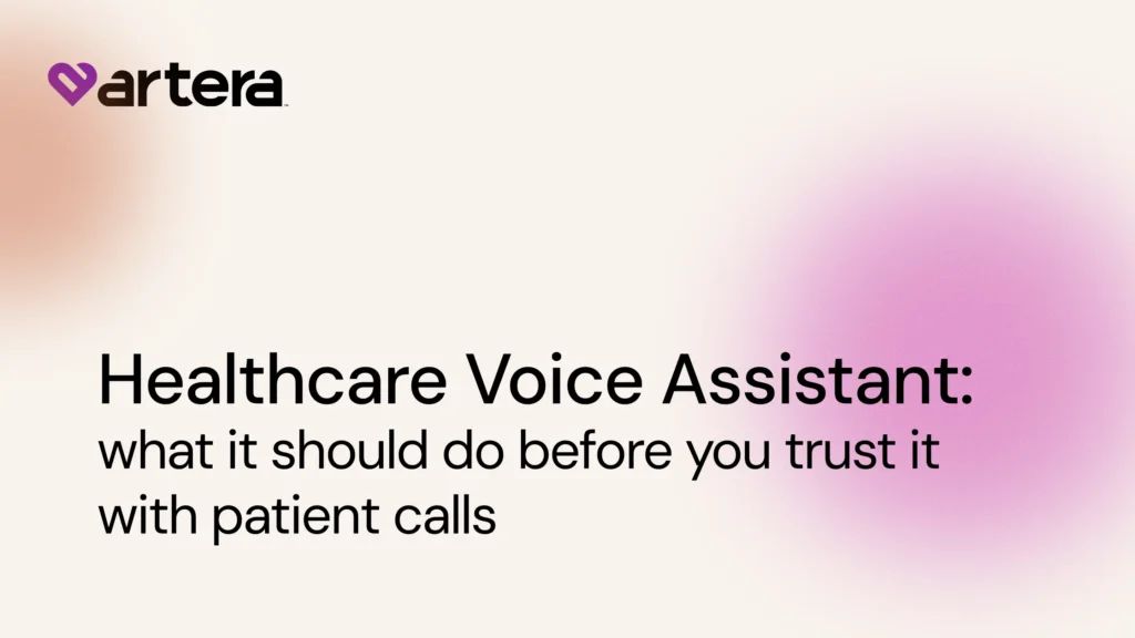 healthcare voice assistant