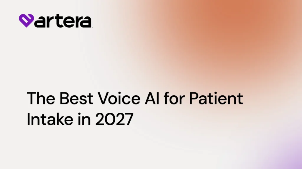 best voice AI for patient intake